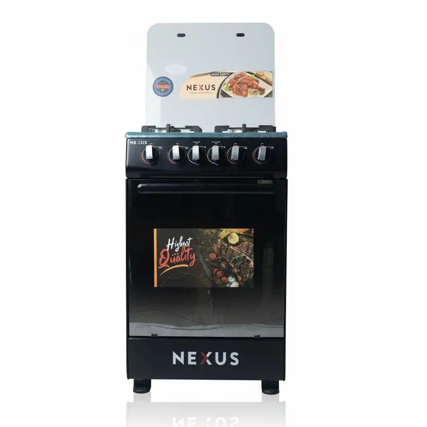 NEXUS 50X50 GAS COOKER 4GAS BNR, GRILL & OVEN WITH AUTO IGNITION